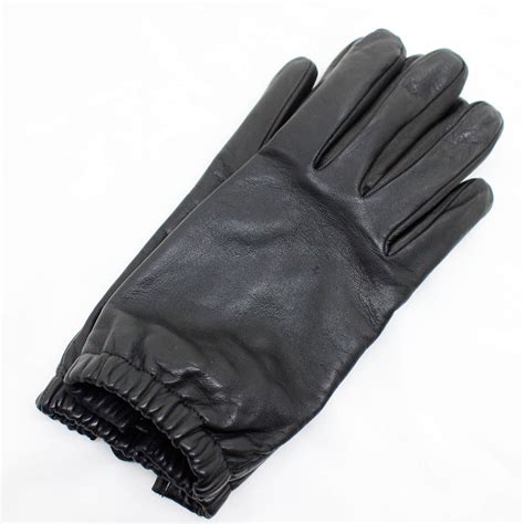 prada leder handschuhe|Schwarz Lederhandschuhe .